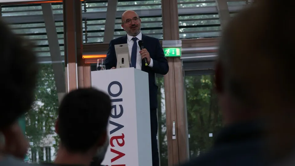 Auf dem vivavelo-Kongress 2024 sprach sich Bernhard Kluttig für mehr Radverkehr in Deutschland aus.